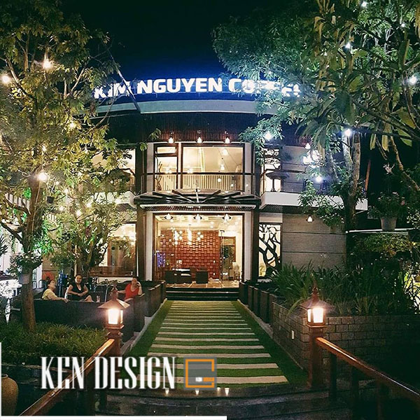 Kim Nguyên coffee - Thiết kế quán cafe đẹp tráng lệ như lâu đài trong rừng